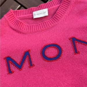 Authentic Moncler Pink Sweater S-M